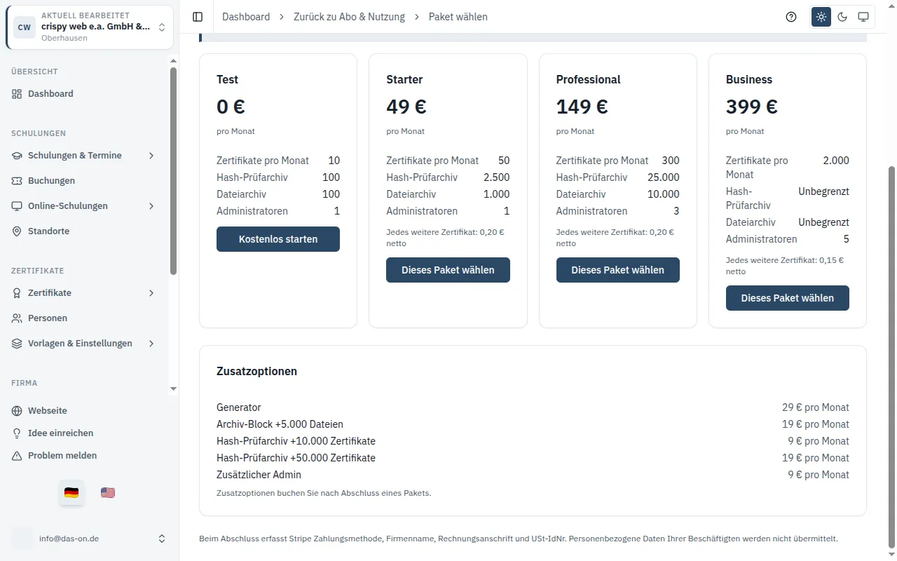 Screenshot for the guide: Add-ons and modules